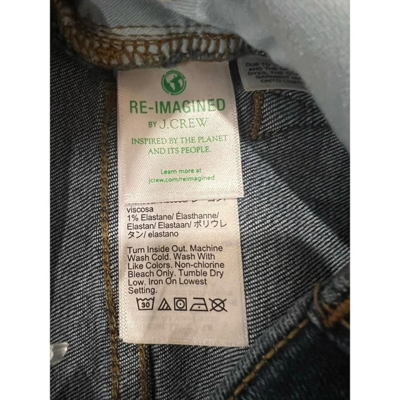 J crew 9" mid-rise skinny jean in signature stretch - Picture 7 of 8